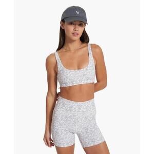 New Vuori Daily Athletic Sports Bra Gray Camo Sleeveless Women's Sz Large